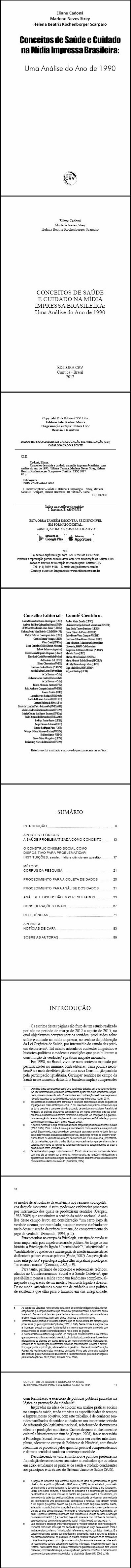 CONCEITOS DE SAÚDE E CUIDADO NA MÍDIA IMPRESSA BRASILEIRA:<br> uma análise do ano de 1990